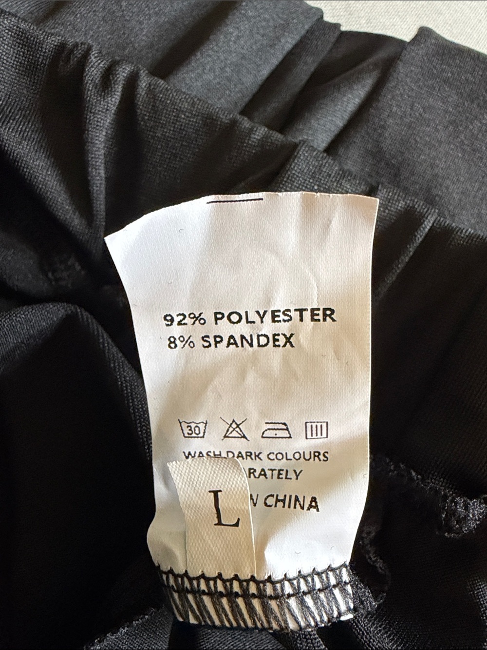 Black Wide Leg High Slit Harem Pants- NWOT - Picture 12 of 12